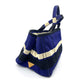 Prada Cobalto Canapa Righe Shopping Tote