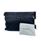 Balenciaga Black Crease Leather Clutch