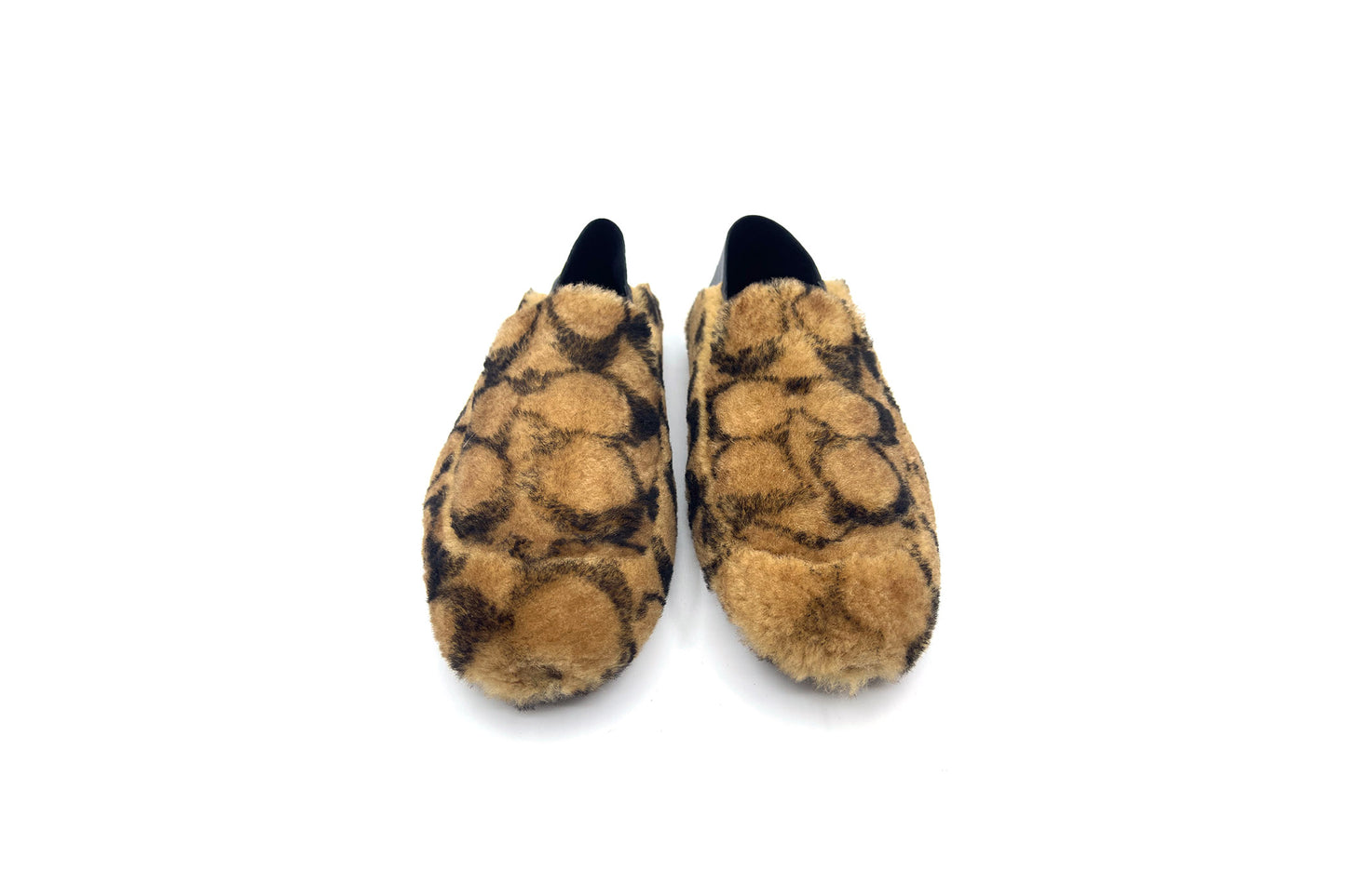 Coach Shearling Brown Fur Sandals [Size 42]