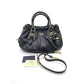 Prada Black Soft Calf Leather Shoulder Bag