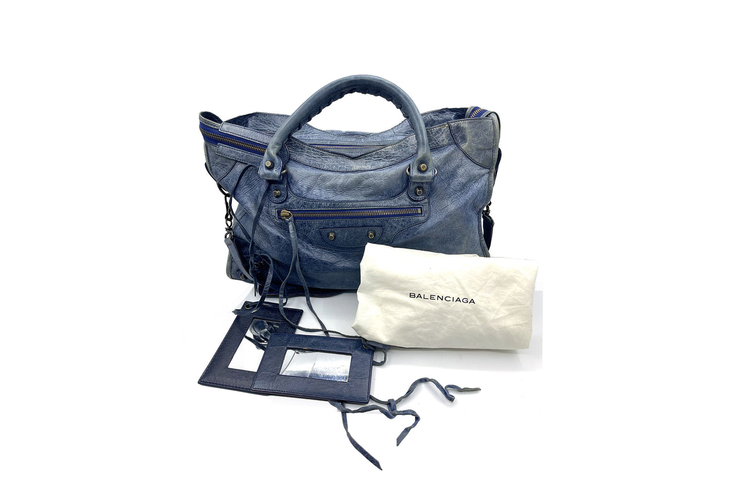 Balenciaga Blue Classic City Medium Bag