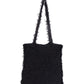 Chanel Rocket Black Tweed Tote, with Dust Cover